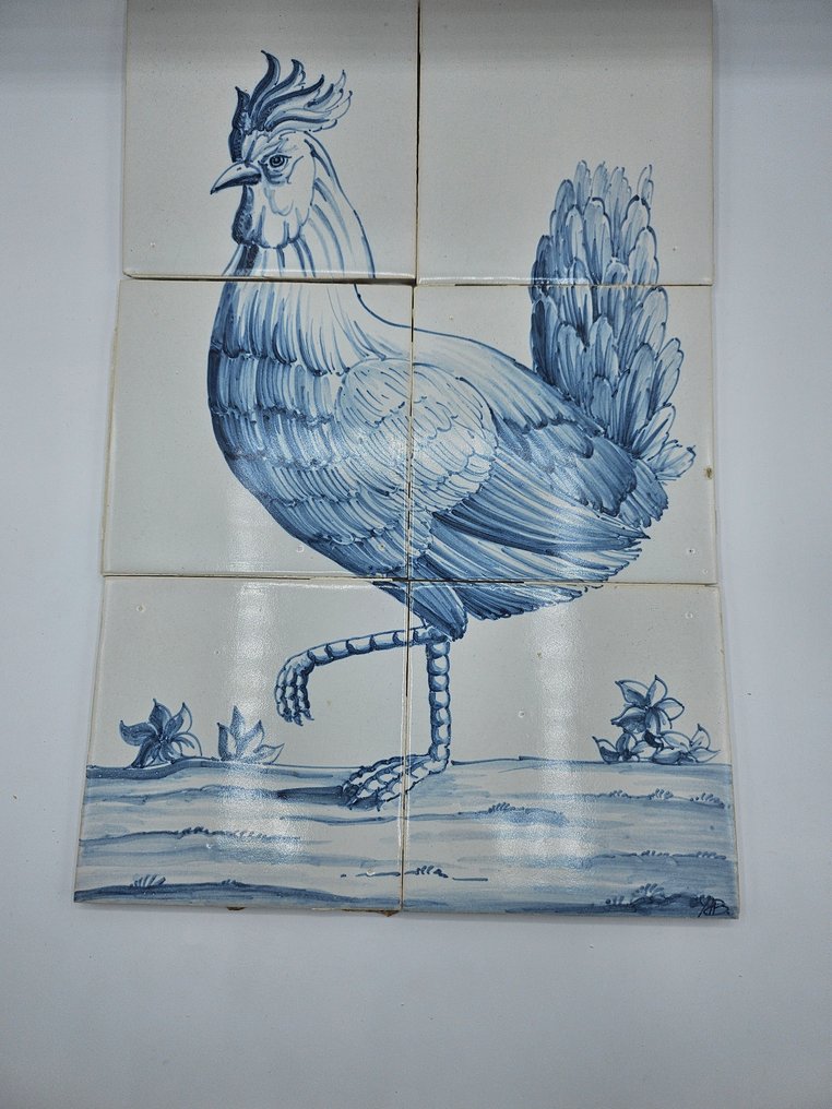  Πλακάκι - 20ού αιώνας - Πίνακας πλακιδίων με 6 πλακίδια.  #1.0