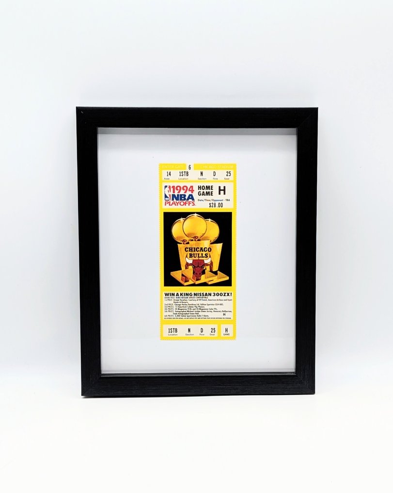 芝加哥公牛隊 - NBA - Michael Jordan, Scottie Pippen - 1994 - 門票, 季后赛门票  #1.0