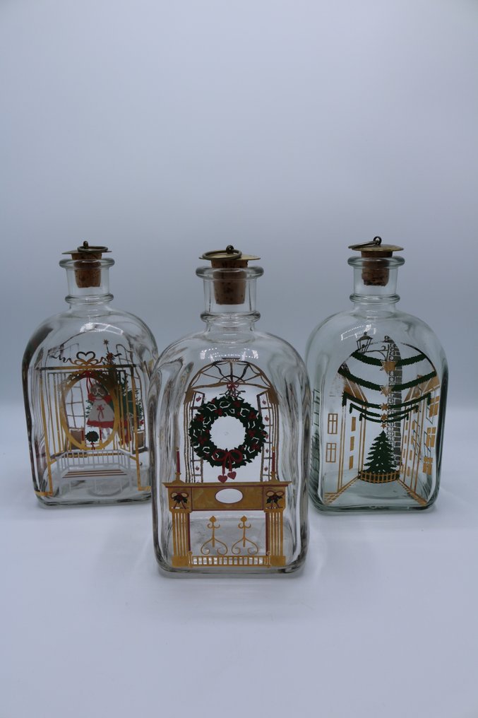 Michael Bang (vorm) Jette Frølich (versiering) - Joulukoristeet Holmegaard (3) - Lasi, Metalli - 65 cl sisältö #1.0