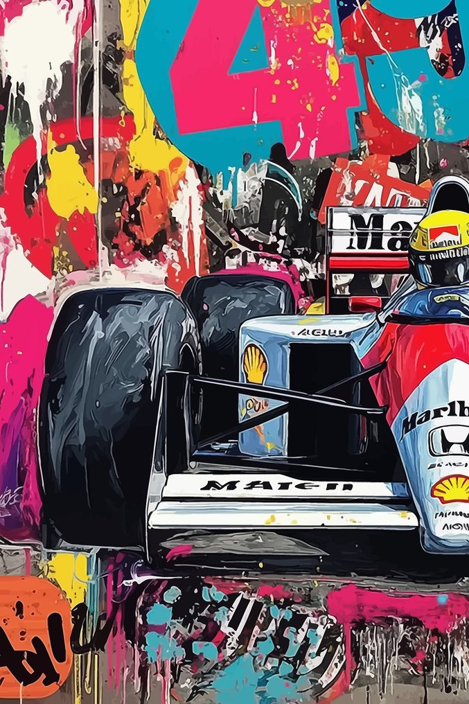 IPR Graph - Senna y el MP4/4 - Neo-Graffiti #1.0