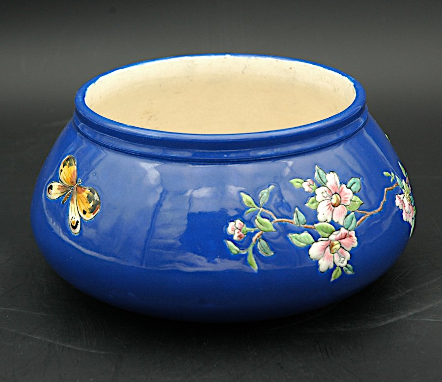 Eugène Victor COLLINOT - Jardinière - Terracotta, Smalto - Fine XIX secolo - Firmata #1.0