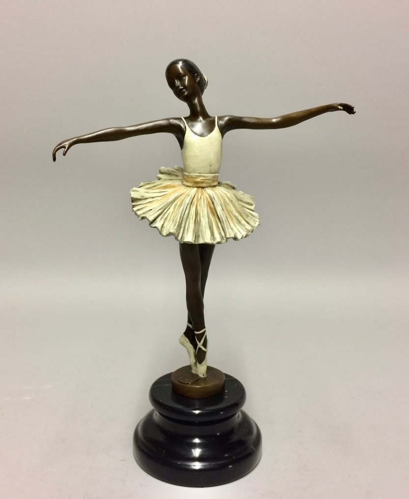 Veistos, Ballerina - 31 cm - Pronssi #1.0