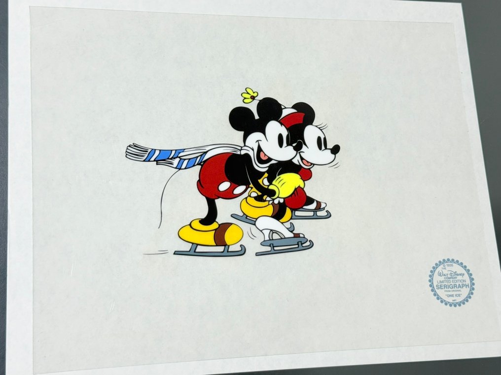Walt Disney Productions - On Ice (1935) – Sericel Edizione Limitata - Mickey and Minnie Mouse #1.0
