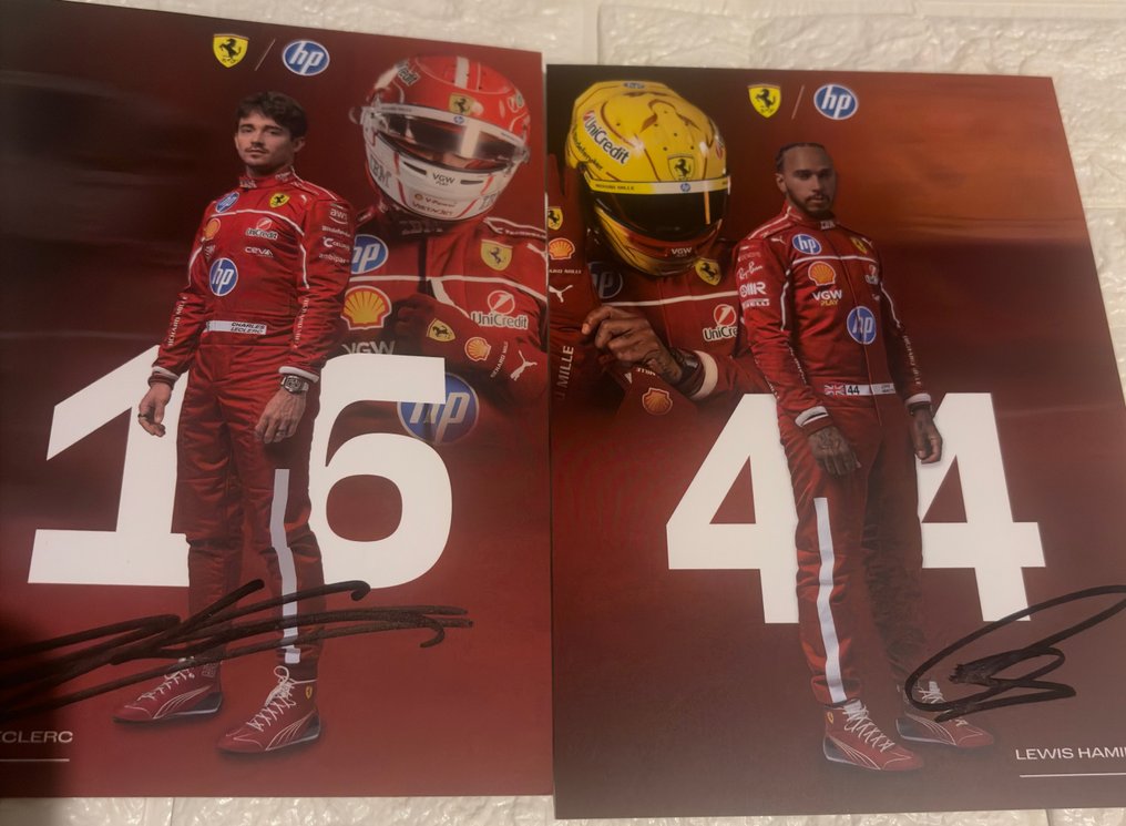 法拉利 - Formula 1 - Charles Leclerc and Lewis Hamilton - 2025 - 粉丝卡 #1.0