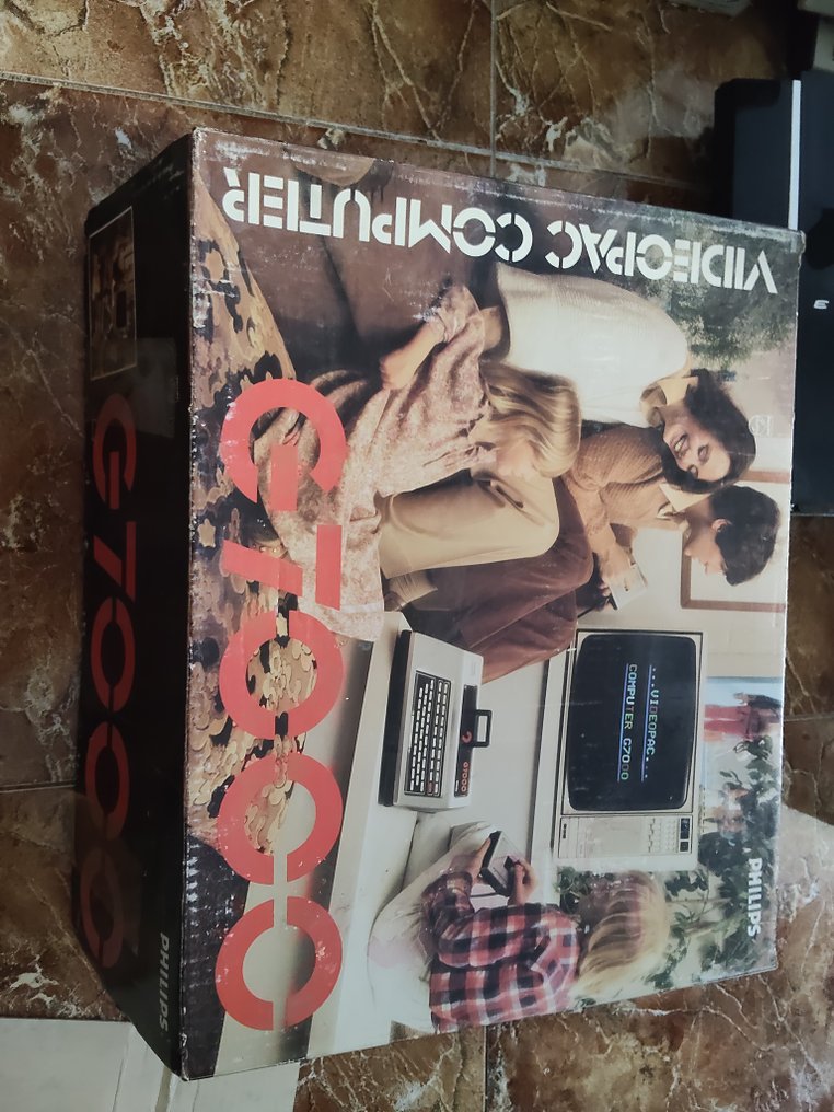 Philips - G7000 - Videopac Computer G7000 - Κονσόλα βιντεοπαιχνιδιών + παιχνίδια - Στην αρχική του συσκευασία #1.0