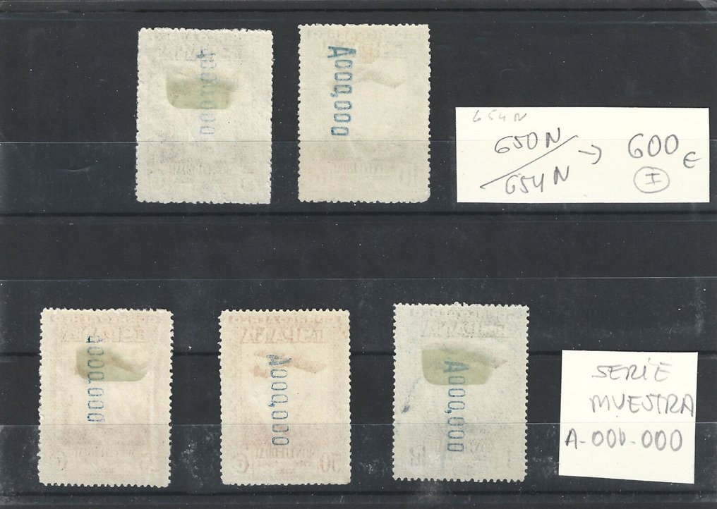 Espagne 1931 - Espagne 1931 - Montserrat Aéreo - Stiftung Kloster Centº. Numérotation A000,000. - Edifil Esp. - Edifil Esp. 650N/654N #1.0