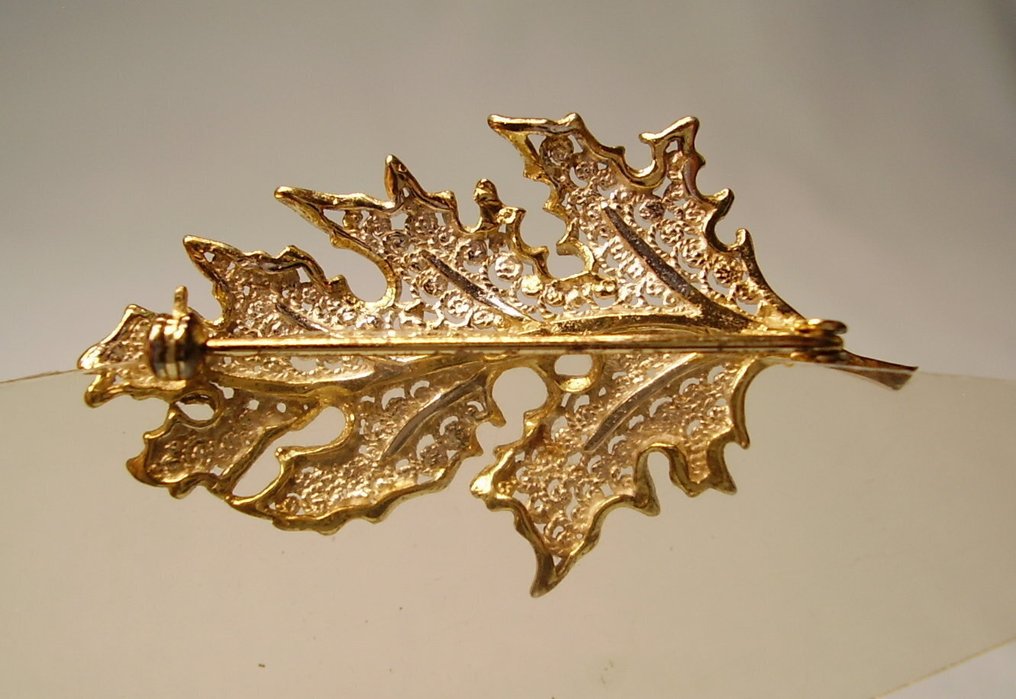 Senza prezzo di riserva - Other brand - Spilla Argento, Placcato oro - W. Nonenmann, Pforzh.1920 #4.3