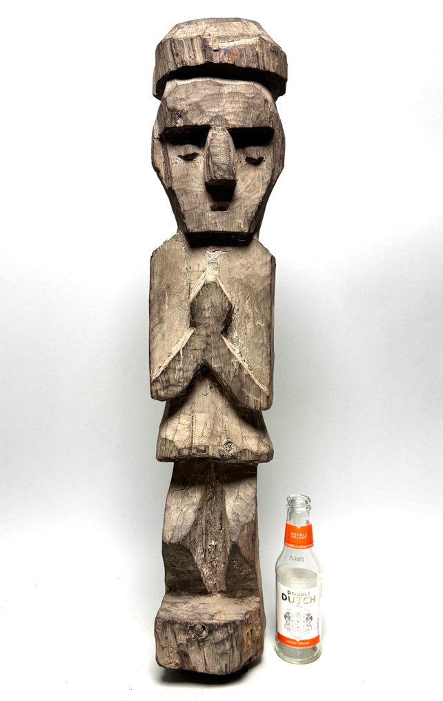 祈祷雕像 - 65 厘米,4.4 公斤 - Indo-Aryan Vedic - 尼泊爾 (沒有保留價) #2.1