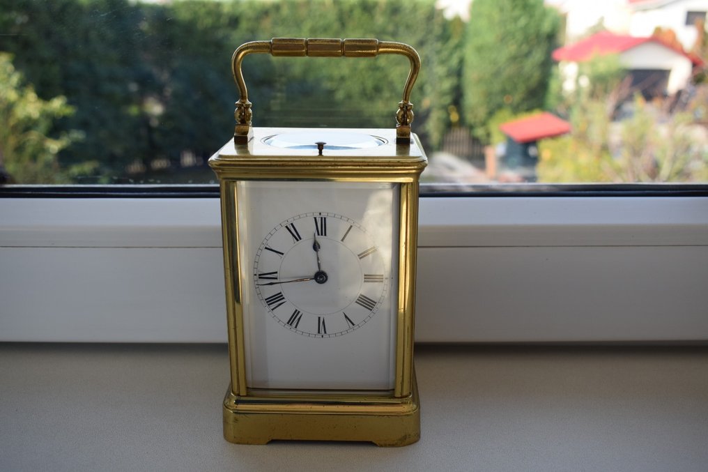 Carriage clock -   Brass - 1900-1910 - H Jacot carriage clock #1.0