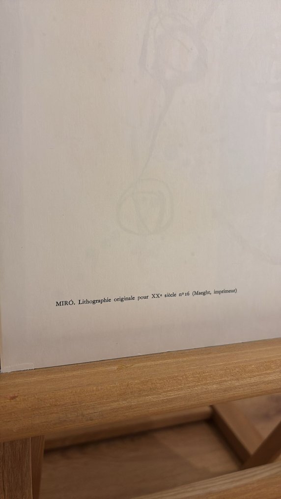 Joan Miro (1893-1983) - Lithographie pour XXe Siècle #2.1
