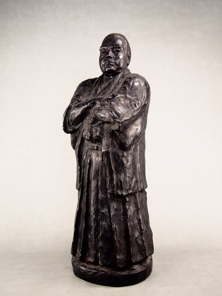 Large bronze statue of Saigo Takamori's Perspective on the Modern Age 現代を見詰める西郷隆盛 - Bronze - Tadao Koga 古賀忠雄 - Japan - Shōwa period (1926-1989) #2.1