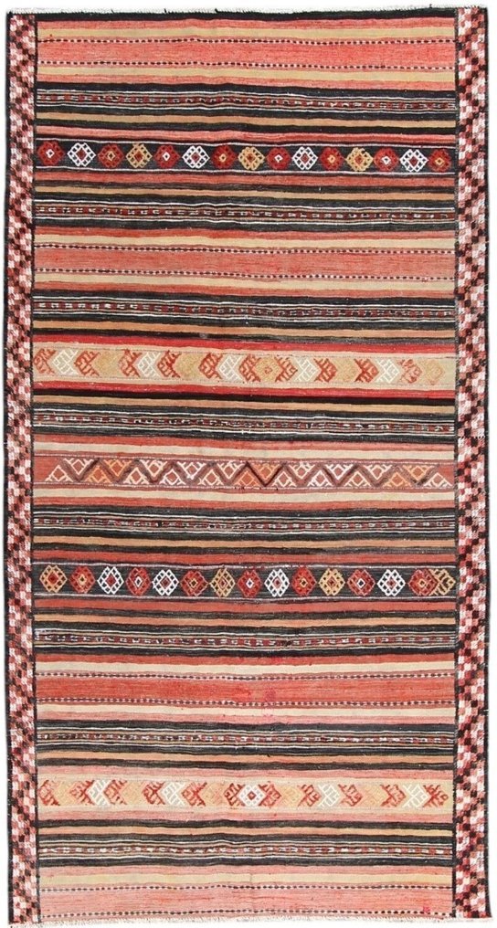 Kelim Modern Caucus Kilim - Vintage armensk kunst - Kelim - 265 cm - 140 cm #1.0
