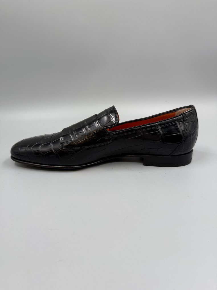 Santoni UK11 Alligator- €5300 - 乐福鞋 - 尺寸: EU 46.5 - 带盒的新品 #4.3