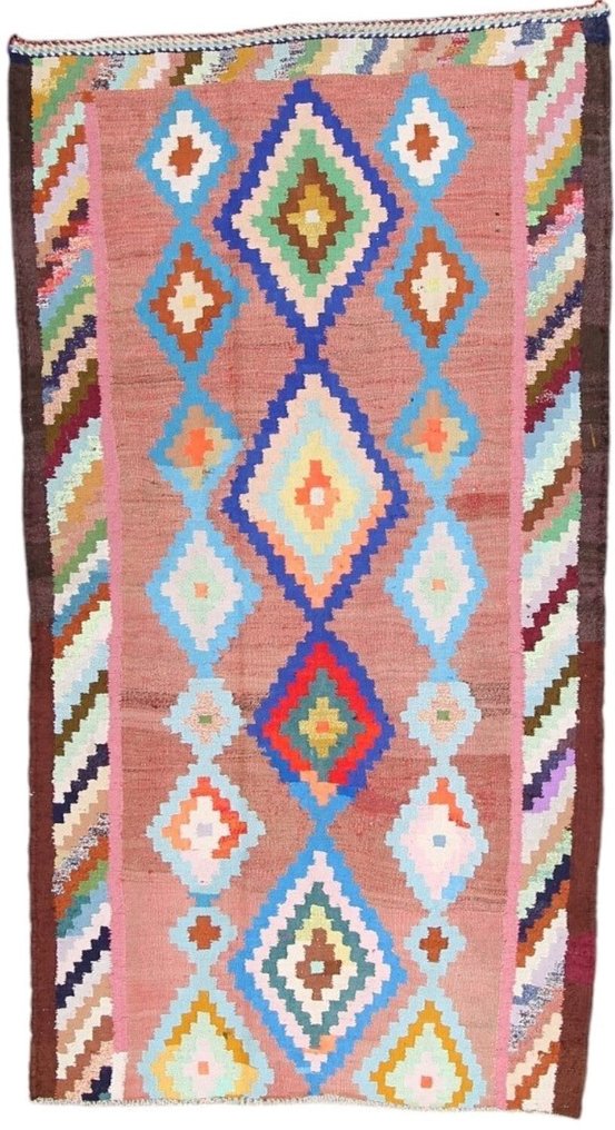 Kelim Modern Caucus Kilim - 复古的亚美尼亚艺术 - 凯利姆平织地毯 - 235 cm - 126 cm #1.0