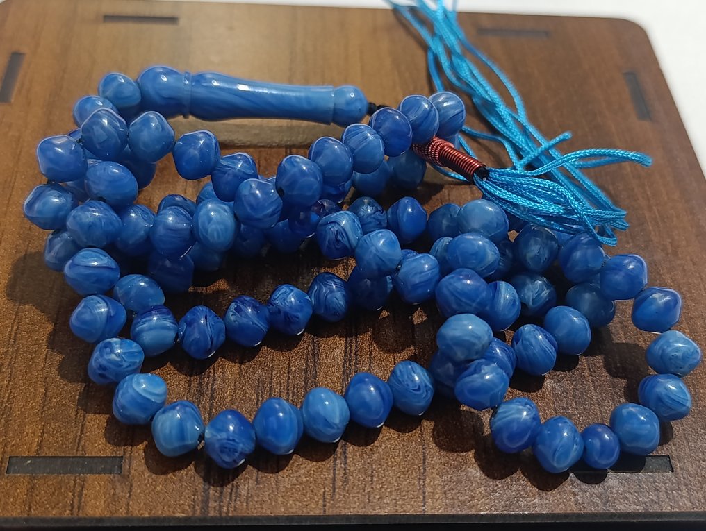 天主教念珠 - 琥珀 - 1970-1980 - 稀有的祈祷念珠 #1.0