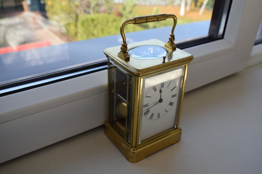 Carriage clock -   Brass - 1900-1910 - H Jacot carriage clock #3.2