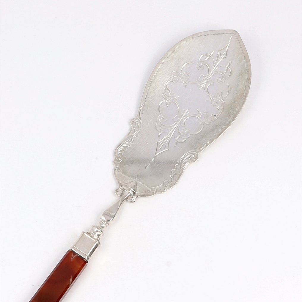 Gebakschep - Paletta per servire i dolci - .835 argento - 1930-1940 #1.0