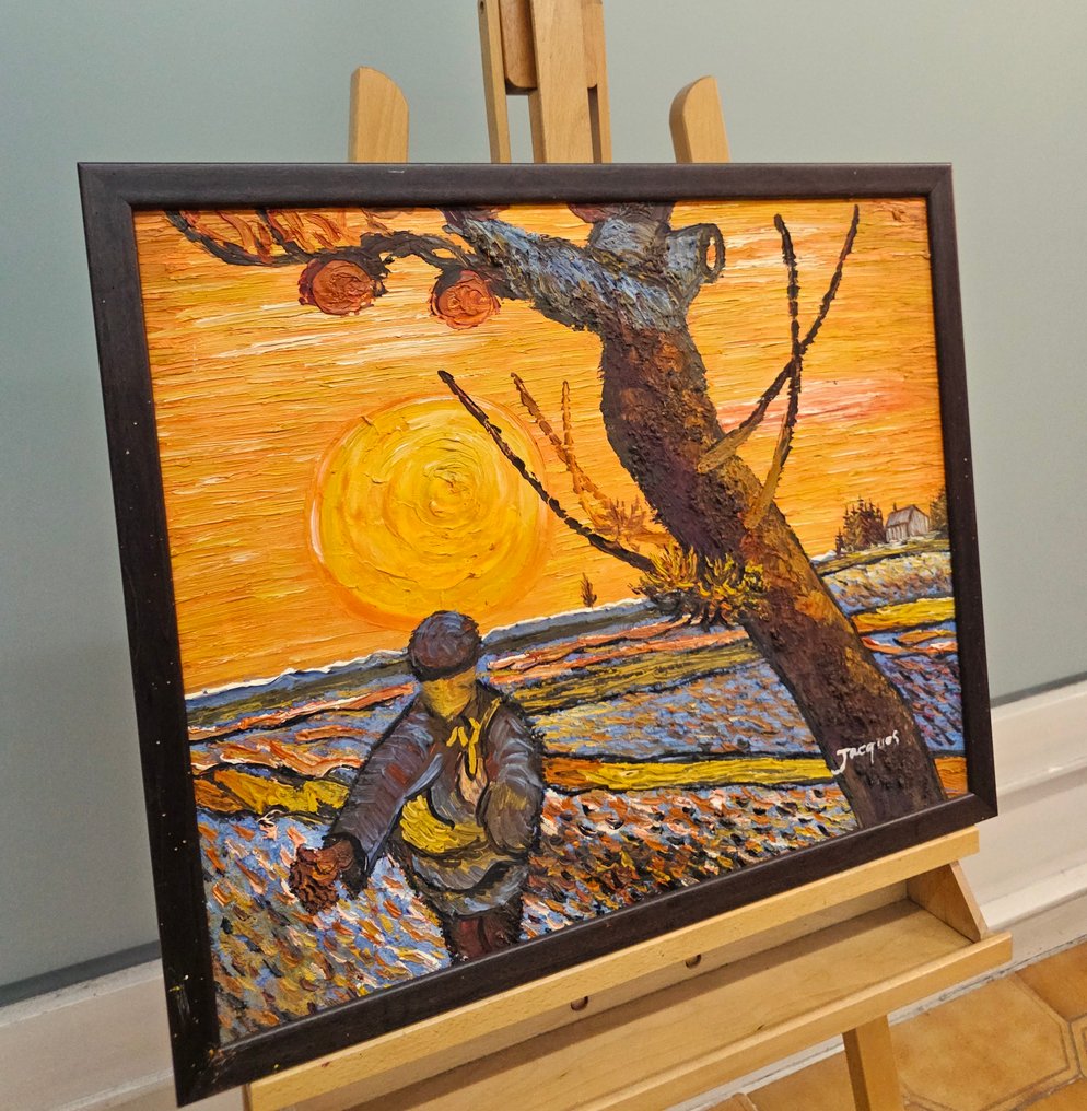 Daprés Van Gogh (XX) - NO RESERVE - Twilight over the Sower #4.3