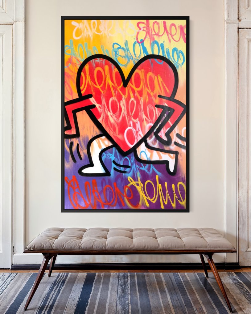Gunnar Zyl - Running Heart / Keith Haring & Zyl XXL #1.0