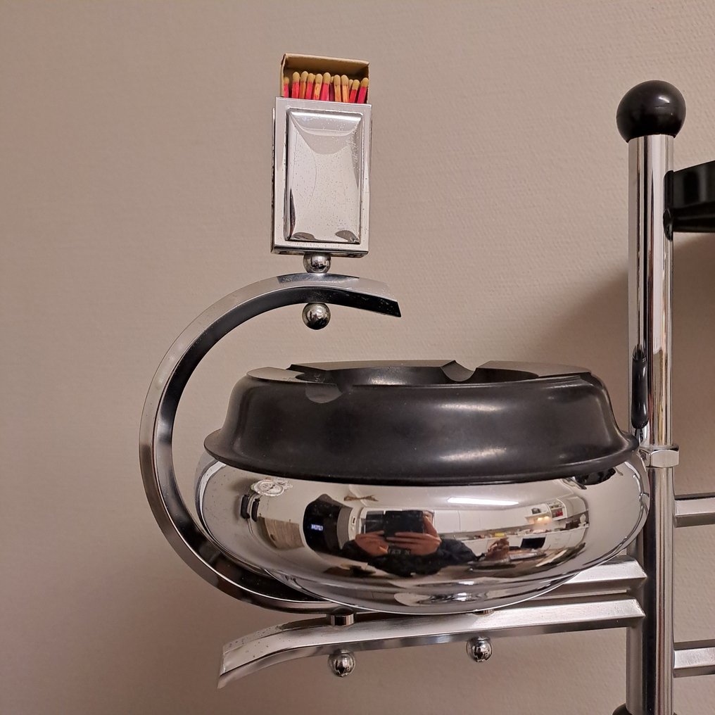 demeyere - Table d'appoint - koper chrome, Bakélite - Table d'appoint / table à fumoir #4.3