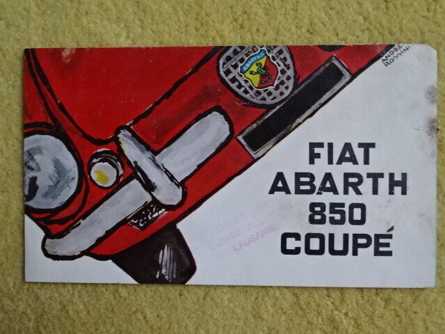 Brochure - Abarth - 850 Coupé, OT 850, OT 1000, OT 1000 Coupé & Spider #1.0