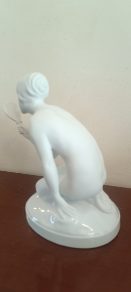 Royal Copenhagen - Figure - Ragazza con specchio - Porcelain #4.3