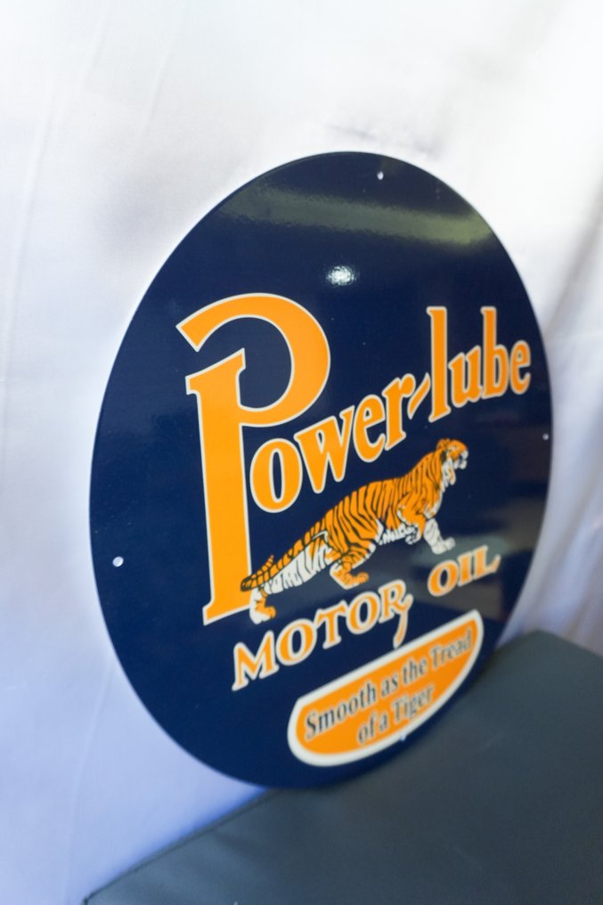 Sign - Powerlube - Power-Lube Motor Oil – Smooth as the Tread of a Tiger #3.2