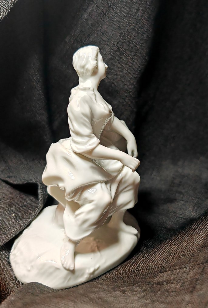 Richard Ginori - Figur - Figura di Contadina stanca - Porslin #1.0