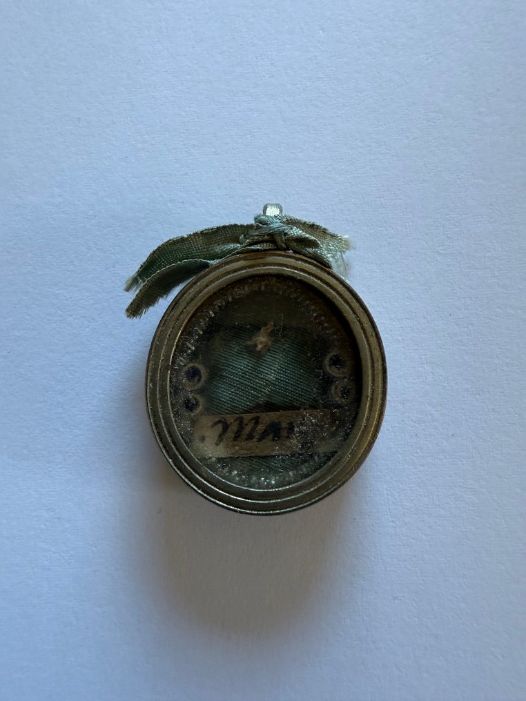  圣骨箱 - 金属, 亚麻 - 1750-1800年 - S. MArg :  #4.3