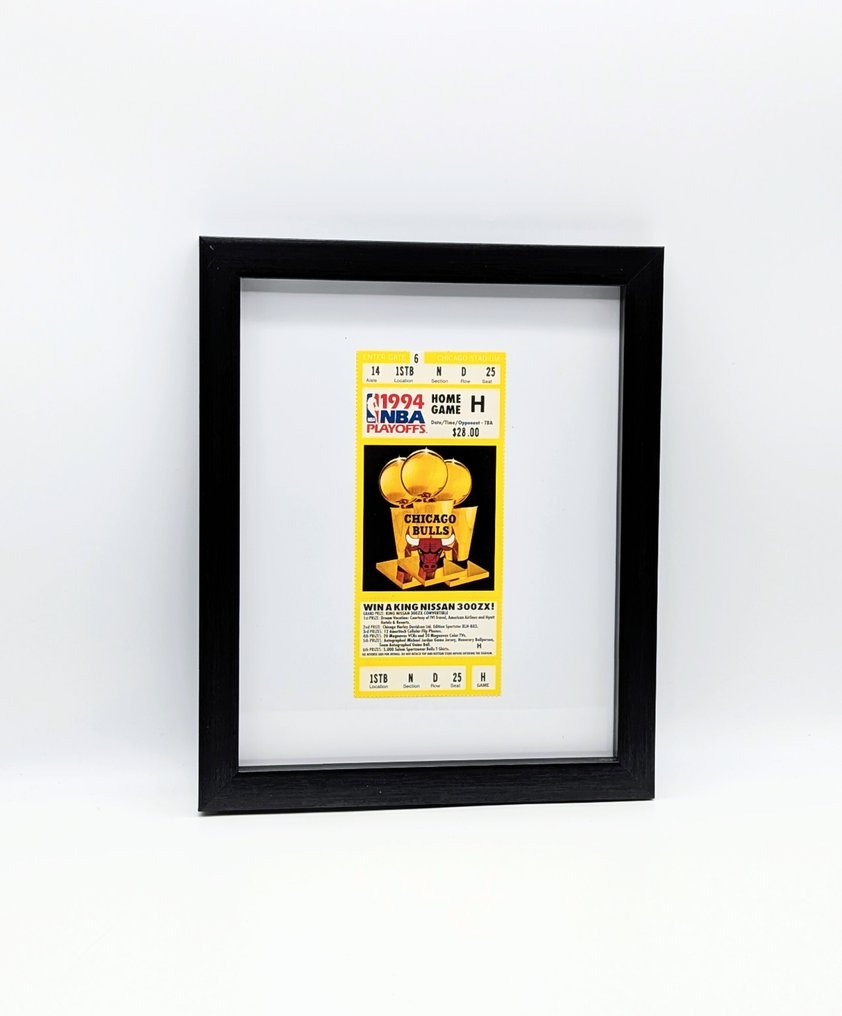 芝加哥公牛隊 - NBA - Michael Jordan, Scottie Pippen - 1994 - 門票, 季后赛门票  #1.0