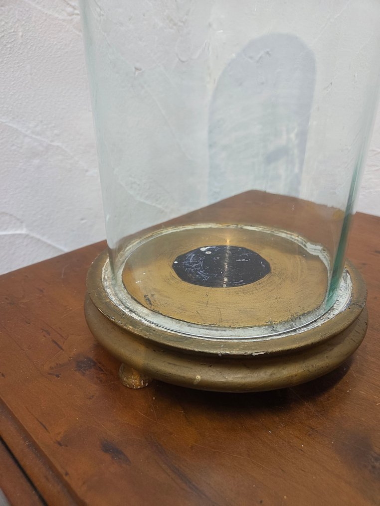 Υδρόγειος - stolp - antiek - 1901-1920 - Αρχαία στρογγυλή στήλη, αυθεντικό ξύλινο πόδι, διαστάσεις. ύψος χωρίς πόδι περίπου 38 εκ., διάμετρος #1.0