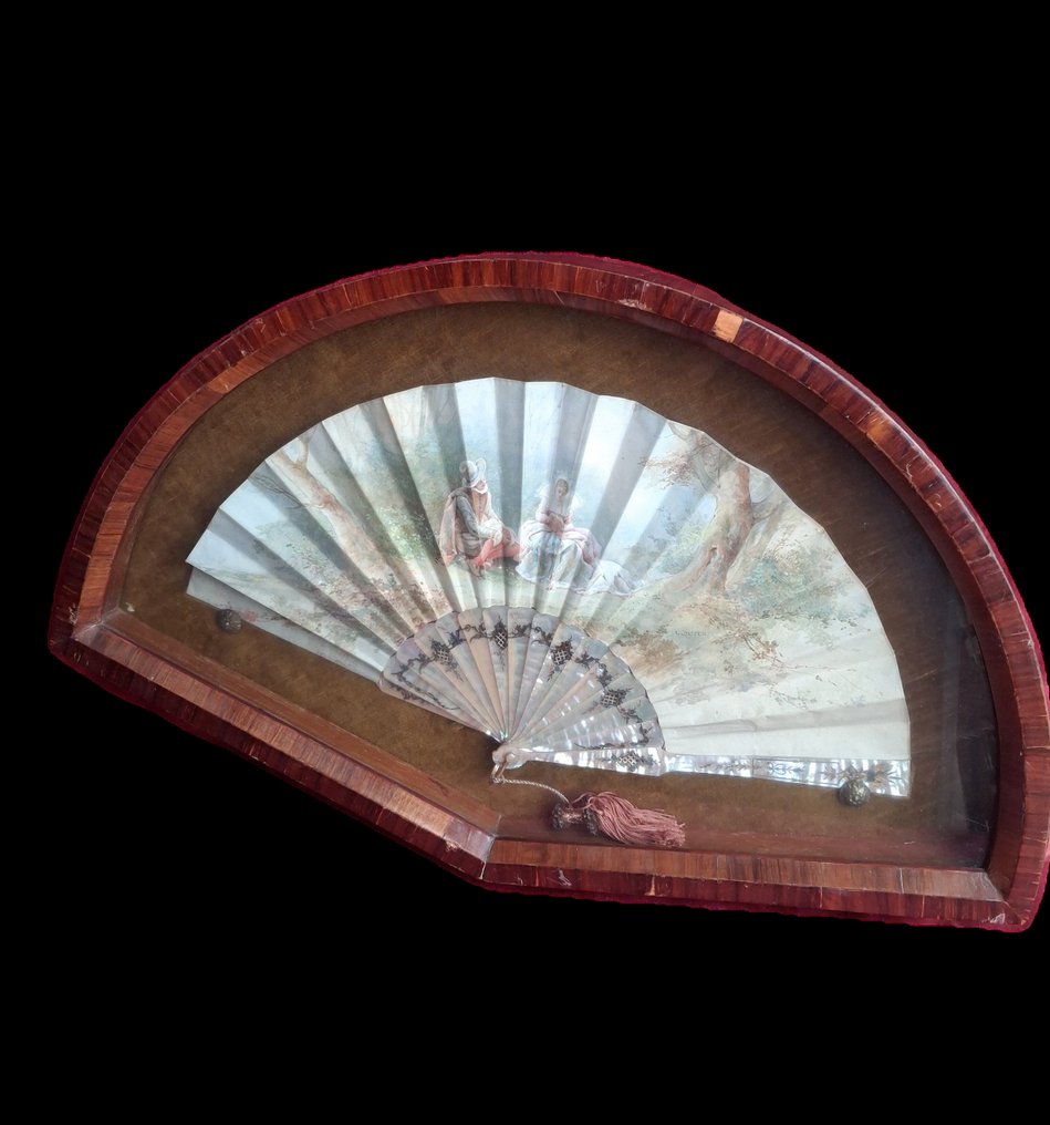 Διακοσμητικό στολίδι - Ιταλία - ventaglio σε μαργαριταρένιο #1.0