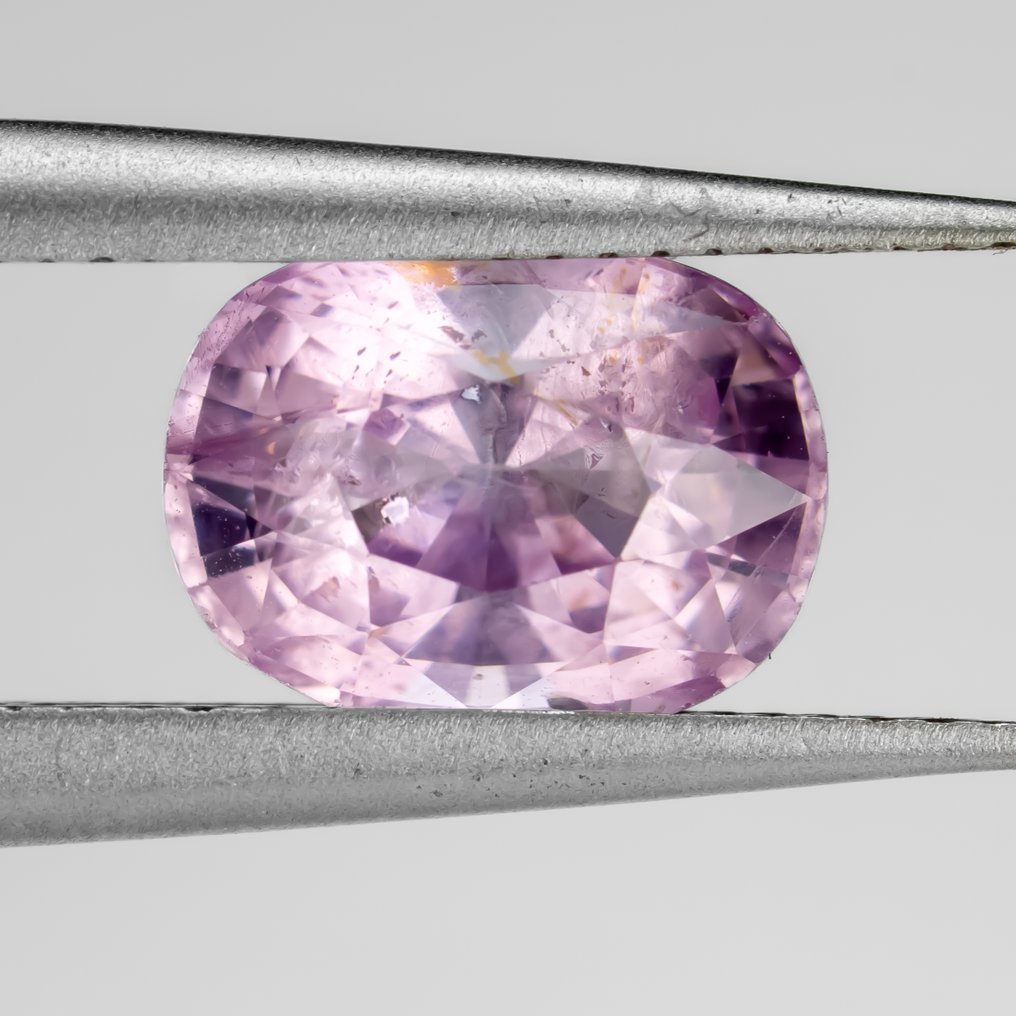 1 pcs Roz Safir - 2.56 ct - Asociația internațională de pietre prețioase colorate (ICA GemLab) - Safir roz fără tratament termic #1.0