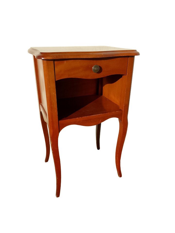 床头柜 - 木 - 带抽屉的存储箱 #3.2