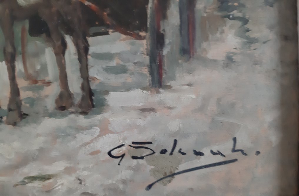 Giuseppe Solenghi​ (1879-1944) - Neve a Milano #2.1