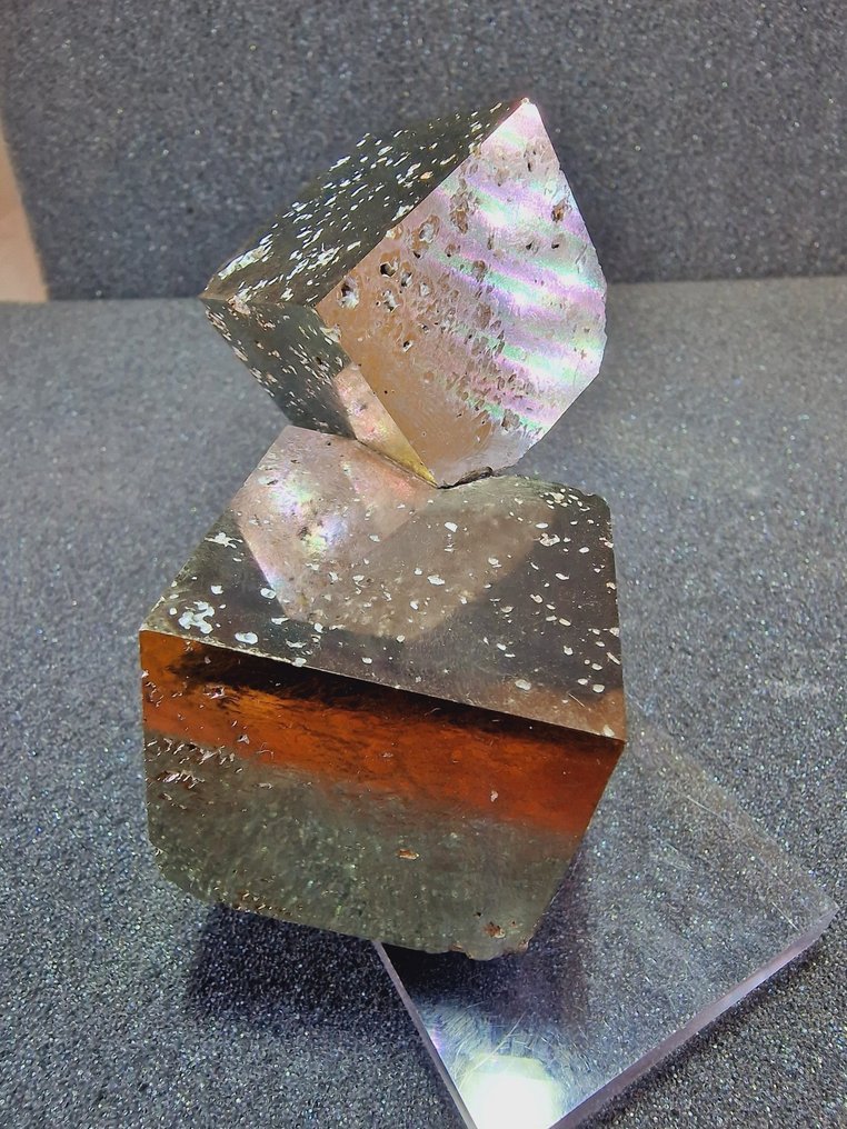 Pirite Cubo - Altezza: 95 mm - Larghezza: 55 mm- 490 g - (1) #1.0