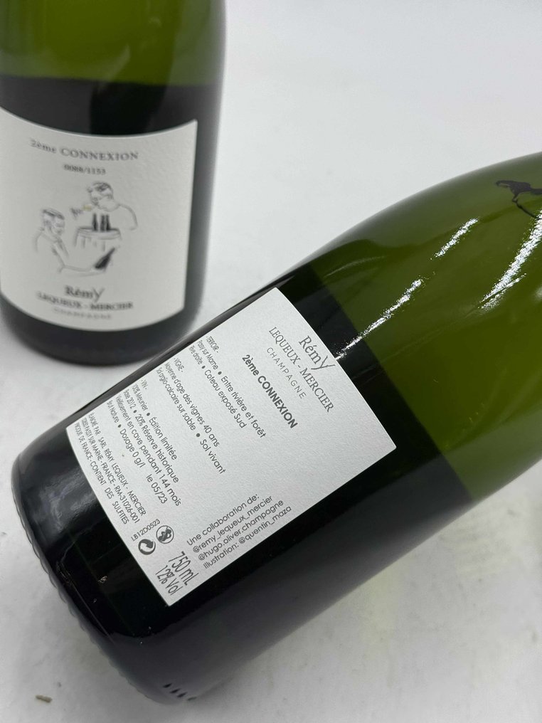 2012 Rémy Lequeux-Mercier, 2eme Connexion - Champagne Brut Nature - 2 Bottiglie (0,75 L) #2.1
