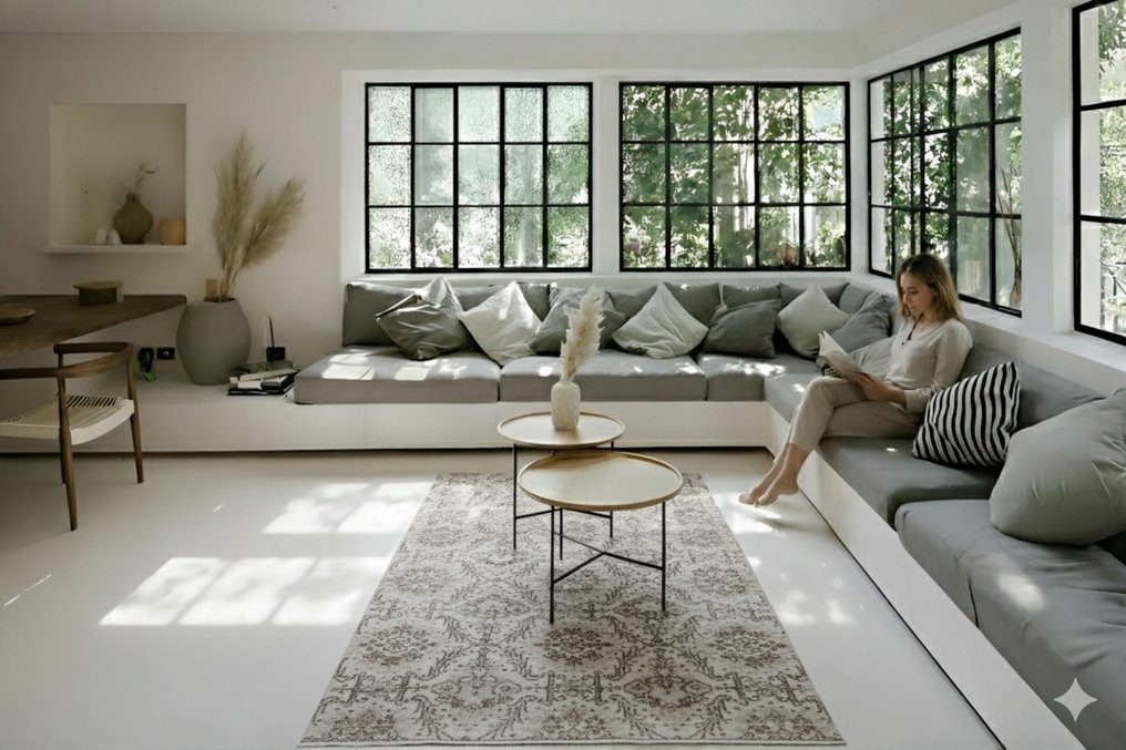 无保留！轻复古 - 小地毯 - 215 cm - 120 cm - 有证书 #1.0