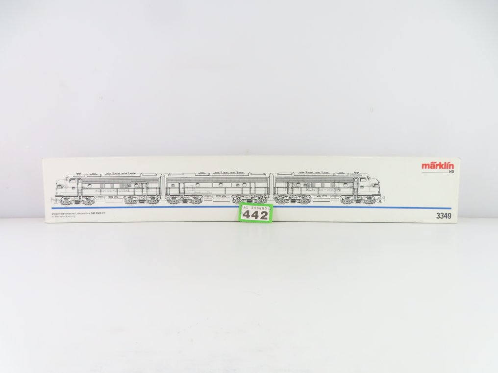 Märklin H0 - 3349 - 柴油火車 (1) - 三节柴油机车,型号 EMD F7,数字/全声 - Electro Motive #3.2