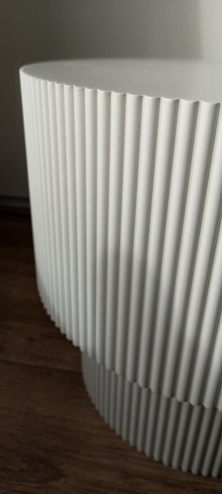 Ball Design - Table d'appoint - Table d'appoint ronde moderne beige en bois #2.1