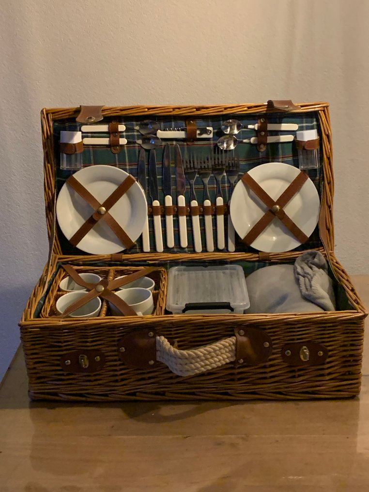 Picknickkorg - picknickkorg - rostfritt stål-keramik-sär #1.0