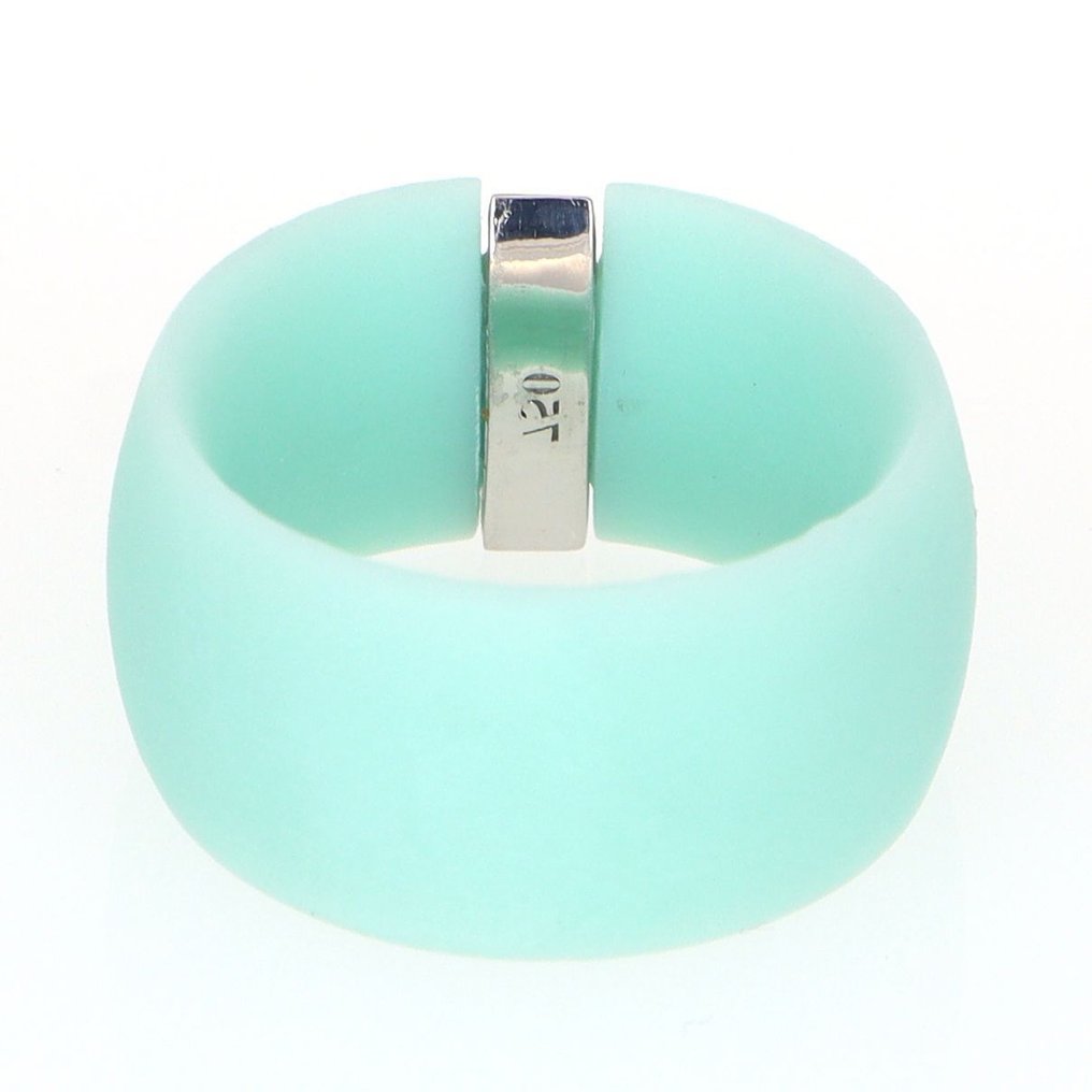 Zonder minimumprijs - Ring - 18 karaat Witgoud Diamant (Natuurlijk)  #3.2