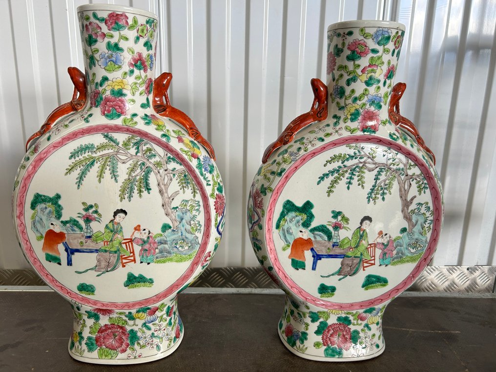 Vase - Porcelain - China  (No reserve price) #3.2