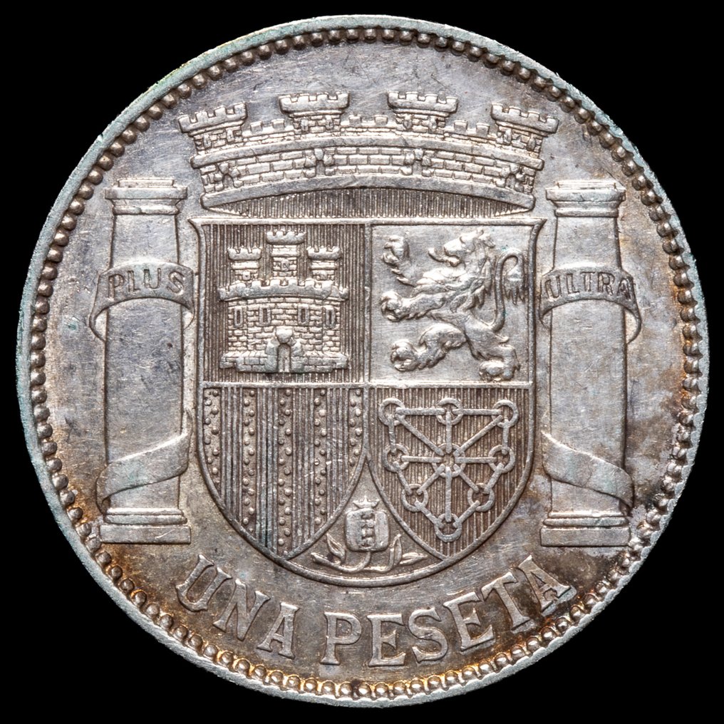 Ισπανία. Segunda Republica. 1 Peseta 1933 - Ceca Madrid  (χωρίς τιμή ασφαλείας) #1.0