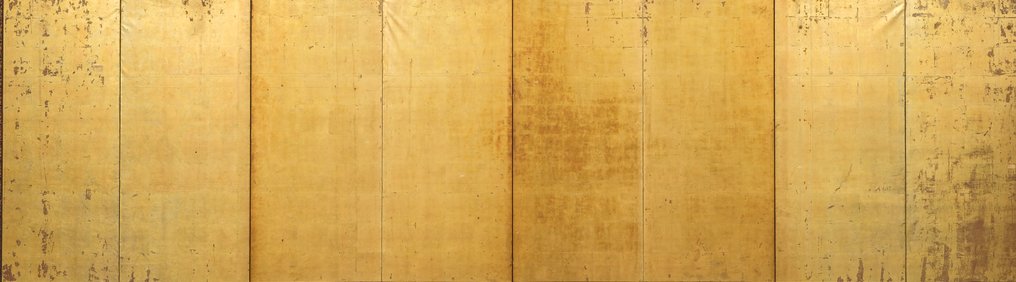 Byôbu (παραδοσιακός ιαπωνικός διαχωριστής) - 8 πάνελ! - Χαρτί, βερνίκι, ξύλο, χρυσό φύλλο - Ιαπωνία - Meiji period (1868-1912) #1.0