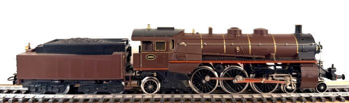 Märklin H0 - 3111 - Locomotiva a vapor com vagão de carvão (1) - tipo 5920 - NMBS #4.3