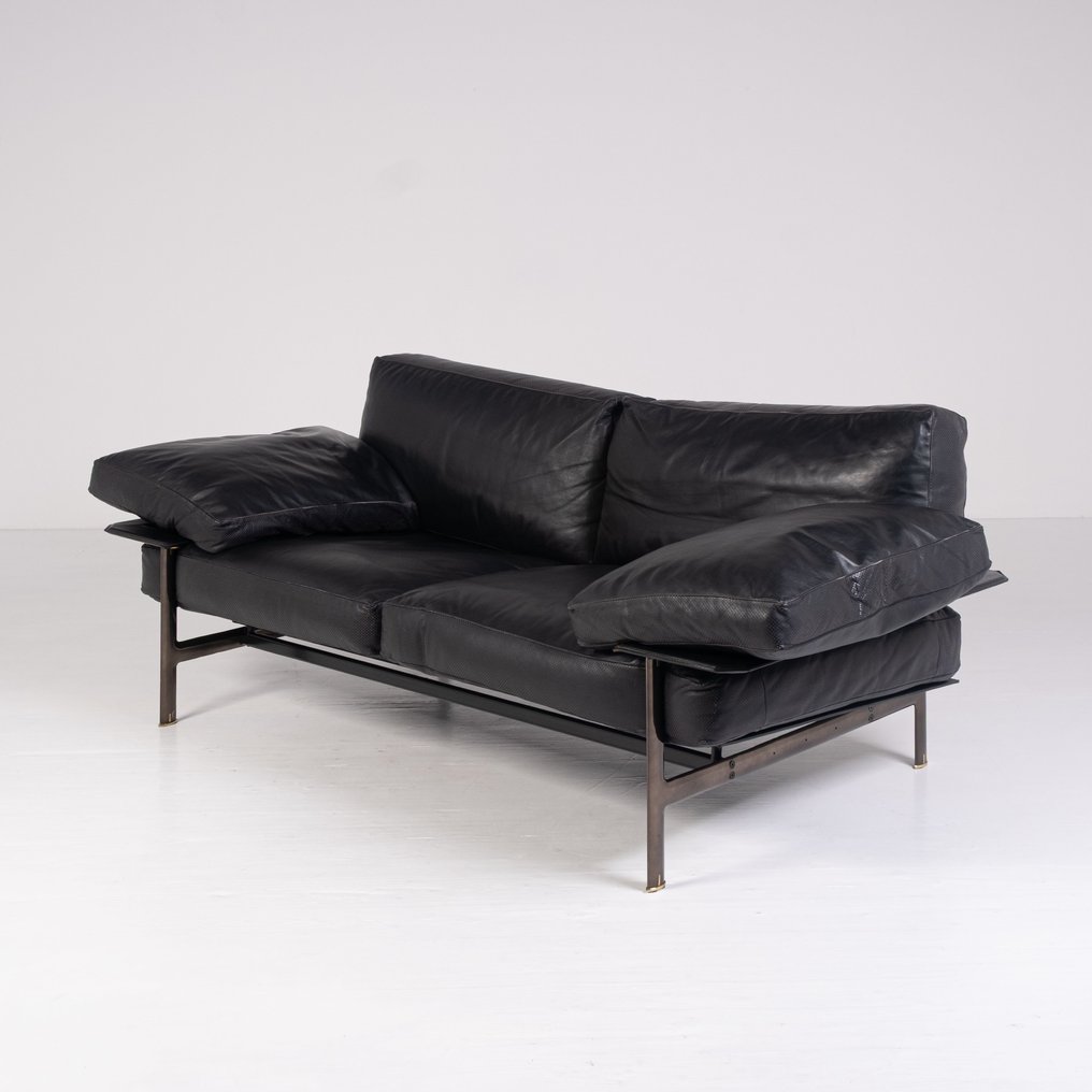 B&B Italia - Antonio Citterio - Καναπές - Diesis - Χάλυβας, Δέρμα #2.1