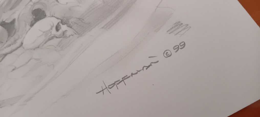 Mike Hoffman - 1 Original drawing - Vampirella - Omaggio a Frazetta - 1999 #2.1