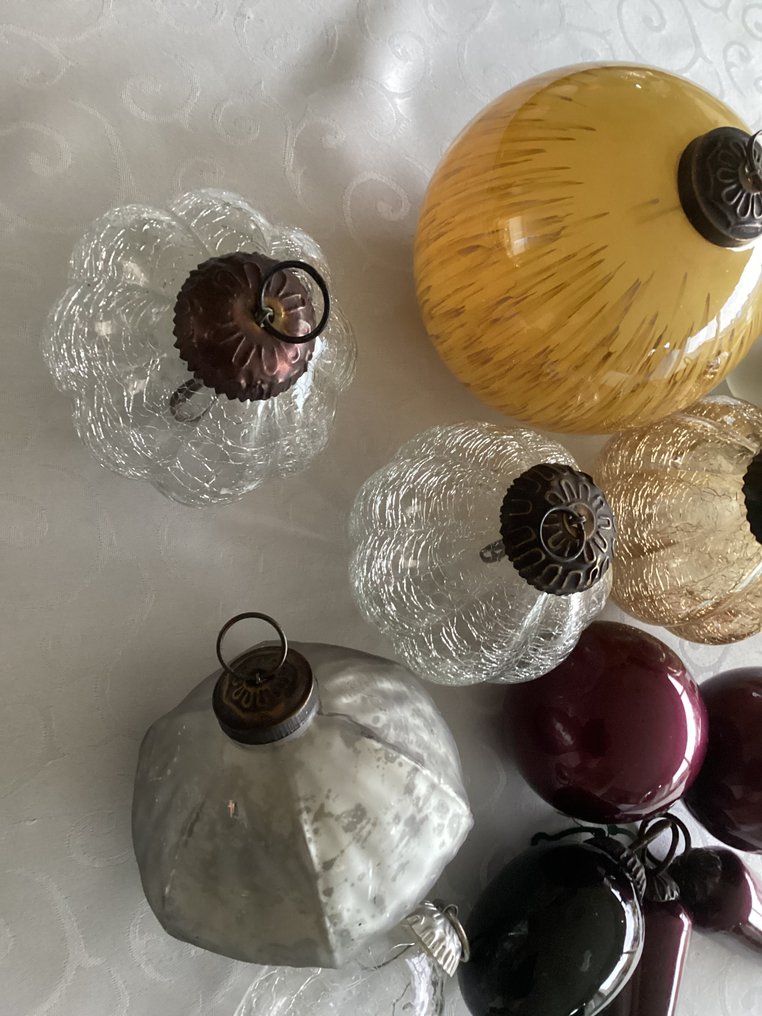 Χριστουγεννιάτικα στολίδια (13) - Πολύχρωμα διακοσμητικά μπαλόνια με μάγισσες - Γυαλί, Μέταλλο #3.2