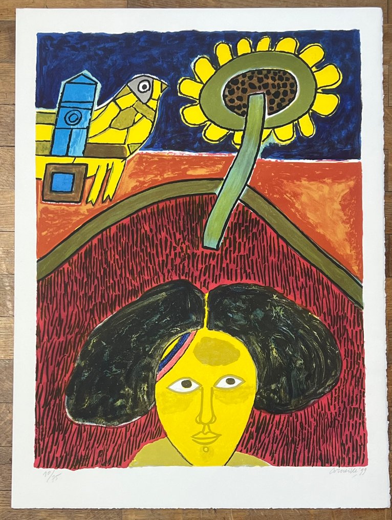 Corneille (1922-2010) - Le Tournesol (Van Gogh) #4.3